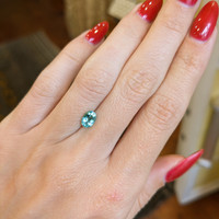 0.75 Ct. Paraiba Tourmaline from Nigeria Life Style