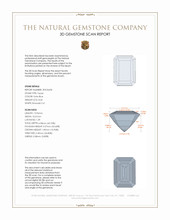 8.65 Ct. Topaz from Ceylon (Sri Lanka) 3 D Scan Report