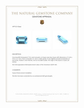 7.96 Ct. Swiss Blue Topaz from Ceylon (Sri Lanka) Appraisal