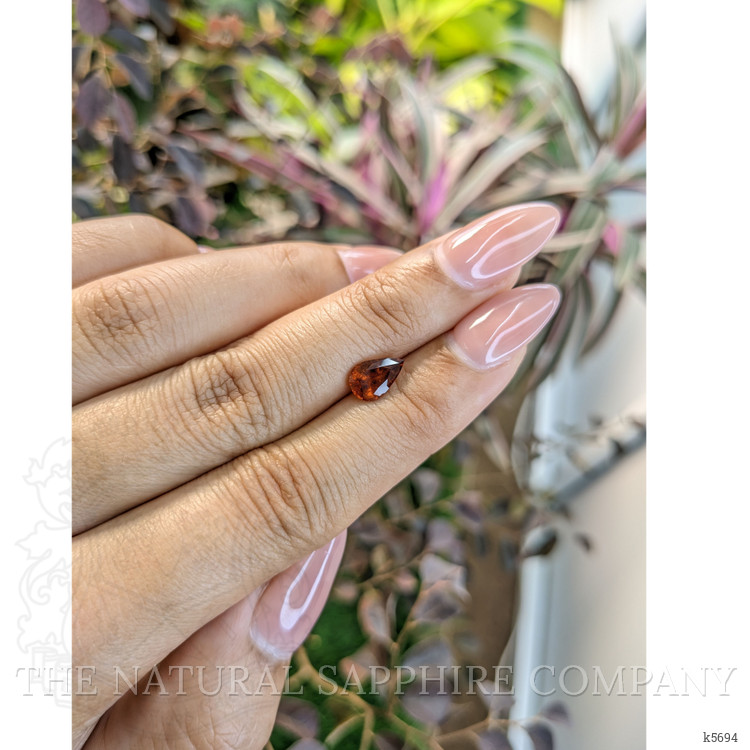 1.18 Ct. Hessonite Garnet from Ceylon (Sri Lanka)