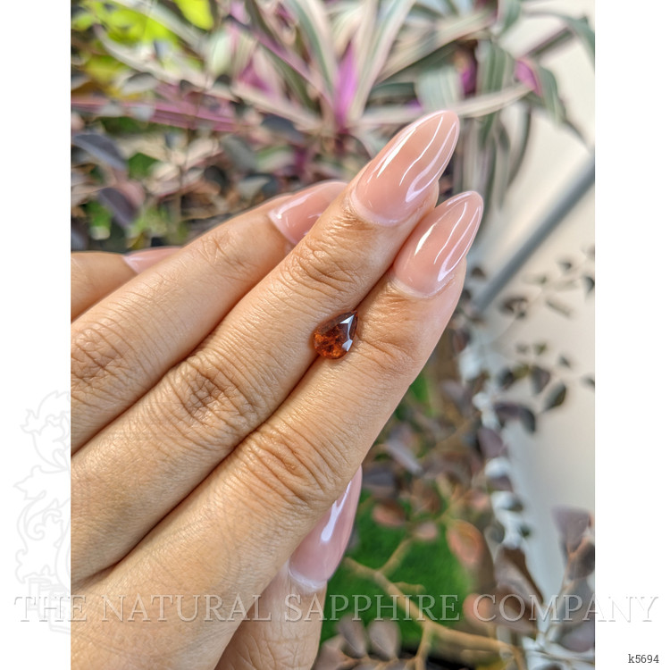 1.18 Ct. Hessonite Garnet from Ceylon (Sri Lanka)