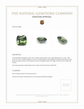 2.44 Ct. Zircon from Ceylon (Sri Lanka) Appraisal