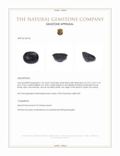 1.05 Ct. Violet Spinel from Ceylon (Sri Lanka) Appraisal