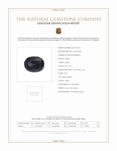 1.05 Ct. Violet Spinel from Ceylon (Sri Lanka) Scan Report
