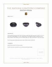 0.98 Ct. Spinel from Ceylon (Sri Lanka) Appraisal