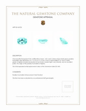 3.05 Ct. Paraiba Tourmaline from Nigeria Appraisal