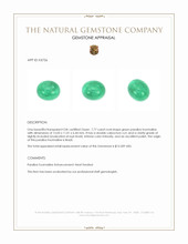 7.77 Ct. Cabochon Paraiba Tourmaline from Brazil Appraisal