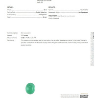 7.77 Ct. Cabochon Paraiba Tourmaline from Mozambique Scan Report