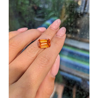 6.64 Ct. Spessartite Garnet from Namibia Life Style