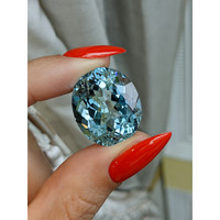 27.68 Ct. Aquamarine from Brazil Life Style