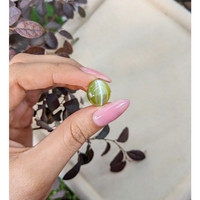 16.92 Ct. Cabochon Chrysoberyl from Ceylon (Sri Lanka) Life Style