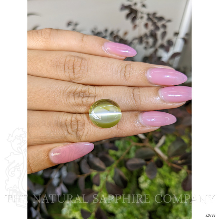 19.10 Ct. Cabochon Chrysoberyl from Ceylon (Sri Lanka)