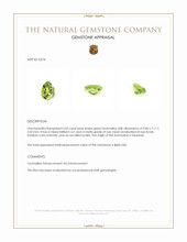 2.02 Ct. Tourmaline from Tanzania Appraisal