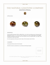 4.53 Ct. Cabochon Chrysoberyl from Ceylon (Sri Lanka) Appraisal