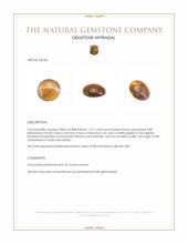 3.11 Ct. Cabochon Chrysoberyl from Ceylon (Sri Lanka) Appraisal