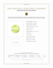 5.08 Ct. Chrysoberyl from Ceylon (Sri Lanka) Scan Report