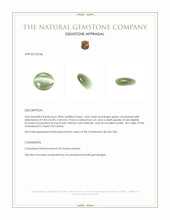 3.06 Ct. Cabochon Chrysoberyl from Ceylon (Sri Lanka) Appraisal