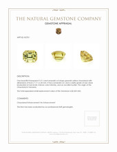3.31 Ct. Chrysoberyl from Tanzania Appraisal