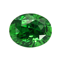 2.07 Ct. Tsavorite Garnet from Tanzania Video