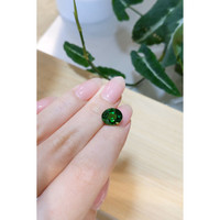 4.13 Ct. Tsavorite Garnet from East Africa Life Style