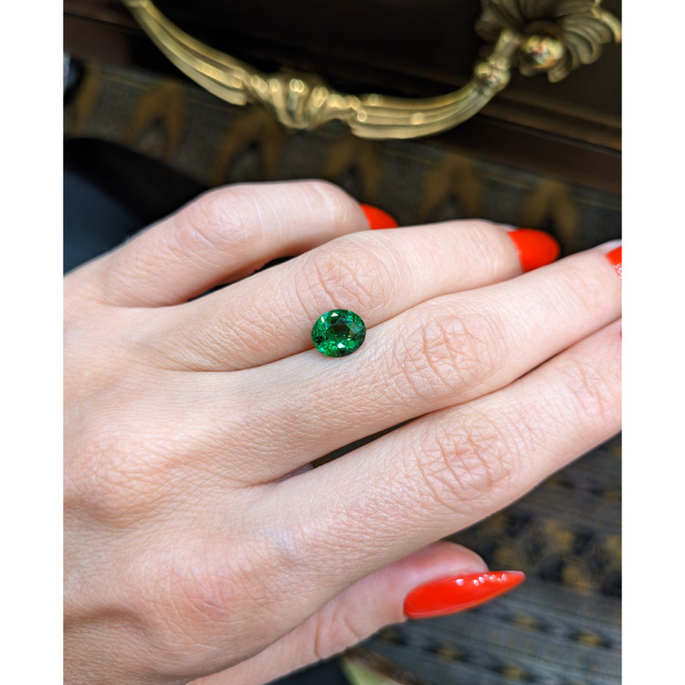 1.54 Ct. Tsavorite Garnet from Tanzania