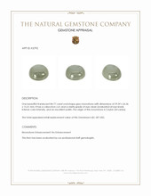 84.77 Ct. Cabochon Moonstone from Ceylon (Sri Lanka) Appraisal