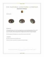 101.73 Ct. Cabochon Moonstone from Ceylon (Sri Lanka) Appraisal