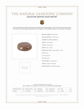 143.33 Ct. Brown Cabochon Moonstone from Ceylon (Sri Lanka) Scan Report