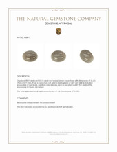 51.13 Ct. Cabochon Moonstone from Ceylon (Sri Lanka) Appraisal