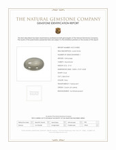 27.41 Ct. Grey Cabochon Moonstone from Ceylon (Sri Lanka) Scan Report