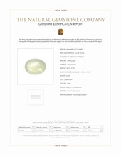 27.65 Ct. Cabochon Moonstone from Ceylon (Sri Lanka) Scan Report
