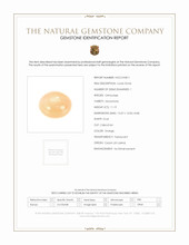 11.19 Ct. Cabochon Moonstone from Ceylon (Sri Lanka) Scan Report
