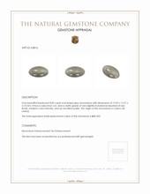 8.82 Ct. Cabochon Moonstone from Ceylon (Sri Lanka) Appraisal