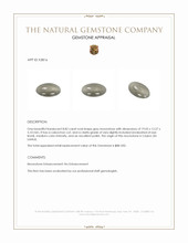 8.82 Ct. Cabochon Moonstone from Ceylon (Sri Lanka) Appraisal