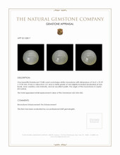 73.88 Ct. Cabochon Moonstone from Ceylon (Sri Lanka) Appraisal