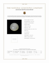 73.88 Ct. Cabochon Moonstone from Ceylon (Sri Lanka) Scan Report