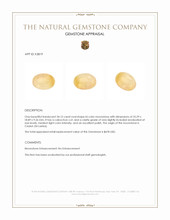 34.15 Ct. Cabochon Moonstone from Ceylon (Sri Lanka) Appraisal