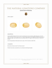 34.15 Ct. Cabochon Moonstone from Ceylon (Sri Lanka) Appraisal