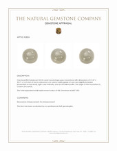 43.34 Ct. Cabochon Moonstone from Ceylon (Sri Lanka) Appraisal