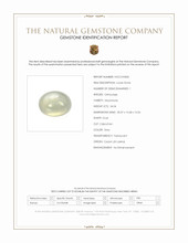 34.04 Ct. Cabochon Moonstone from Ceylon (Sri Lanka) Scan Report