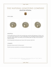 25.38 Ct. Cabochon Moonstone from Ceylon (Sri Lanka) Appraisal