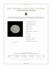 40.29 Ct. White Cabochon Moonstone from Ceylon (Sri Lanka) Scan Report