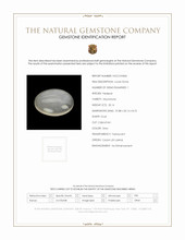 35.16 Ct. Grey Cabochon Moonstone from Ceylon (Sri Lanka) Scan Report