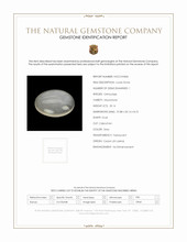35.16 Ct. Cabochon Moonstone from Ceylon (Sri Lanka) Scan Report
