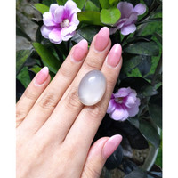 35.16 Ct. Cabochon Moonstone from Ceylon (Sri Lanka) Life Style