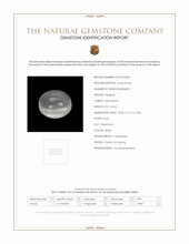 26.42 Ct. White Cabochon Moonstone from Ceylon (Sri Lanka) Scan Report