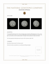 31.95 Ct. Cabochon Moonstone from Ceylon (Sri Lanka) Appraisal