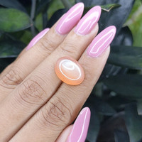 10.19 Ct. Cabochon Moonstone from Ceylon (Sri Lanka) Life Style