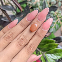 8.65 Ct. Cabochon Moonstone from Ceylon (Sri Lanka) Life Style