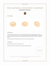 10.75 Ct. Cabochon Moonstone from Ceylon (Sri Lanka) Appraisal